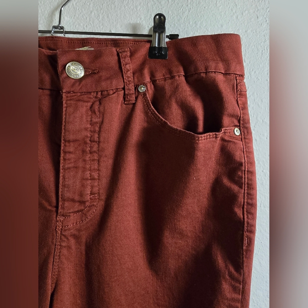 Seven7 Brick Red Skinny Jeans - Picture 3 of 8